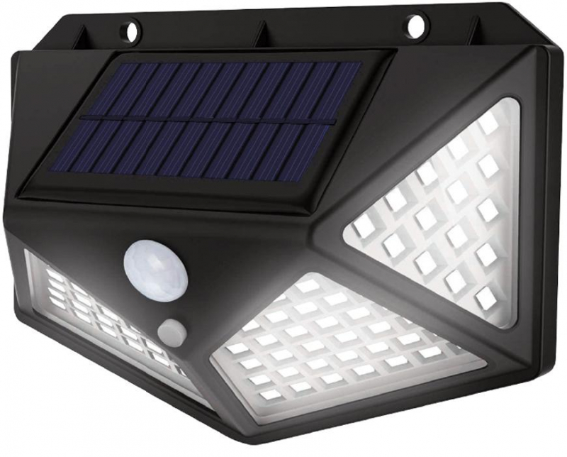 Lampa solara de perete, LED, senzor miscare, 13x5x9.5 cm