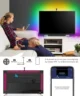 Banda LED Govee DreamView T1 TV Backlight Wi-Fi RGBIC, Camera ColorSense 1080p HD, 75-85 inch