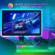 Banda LED TV RGB Nous F8, Smart, USB, 3 m, LED 5050, Bluetooth