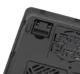 Cooler laptop Malatec, 5 ventilatoare, USB, iluminare LED, 3 moduri de functionare, negru