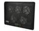 Cooler laptop Malatec, 5 ventilatoare, USB, iluminare LED, 3 moduri de functionare, negru