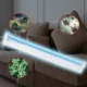 Lampa UVC bactericida fara ozon, 8W, dezinfectare si sterilizare, fixare perete