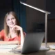 Lampa de birou Smart LED TaoTronics TT-DL13 control Touch, 5 moduri lumina, USB, 12W, 410 lm, Alb