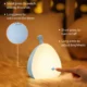 Lampa de veghe LED VAVA cu muzica, control touch, reglare intensitate, 8 melodii, acumulator
