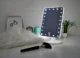 Oglinda pentru machiaj si tratamente cosmetice cu 22 LED-uri, reglabila, suport, alba