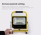Proiector LED portabil Superfire FS1-G, 60W, Telecomanda, 1040 lm, reincarcabil, Acumulator 15600 mAh