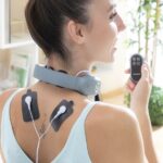 Aparat de masaj cervical cu vibratii si electrostimulare Nekival Innovagoods, intensitate reglabila, 4 moduri de masaj, incalzire, acumulator