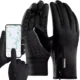 Manusi touchscreen, impermeabil, negru, marimea XL, Trizand