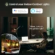 Set 2 proiectoare de podea Smart LED RGBCW Novostella NTF36, Wifi, Alexa,Google, 20W, Exterior IP66, RGB + lumina alba