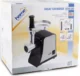 Tocator carne Home, 3 grile de taiere, accesoriu carnati, functie revers,1300W, negru