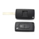 Carcasa cheie tip briceag pentru Citroen, Peugeot 407, cu 2 butoane si lama HU83-SH2, cu suport baterie, Carguard