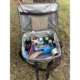 Geanta termica pentru picnic si plaja Trizard, 40 L, izolatie EVA, impermeabila, gri - imagine 5