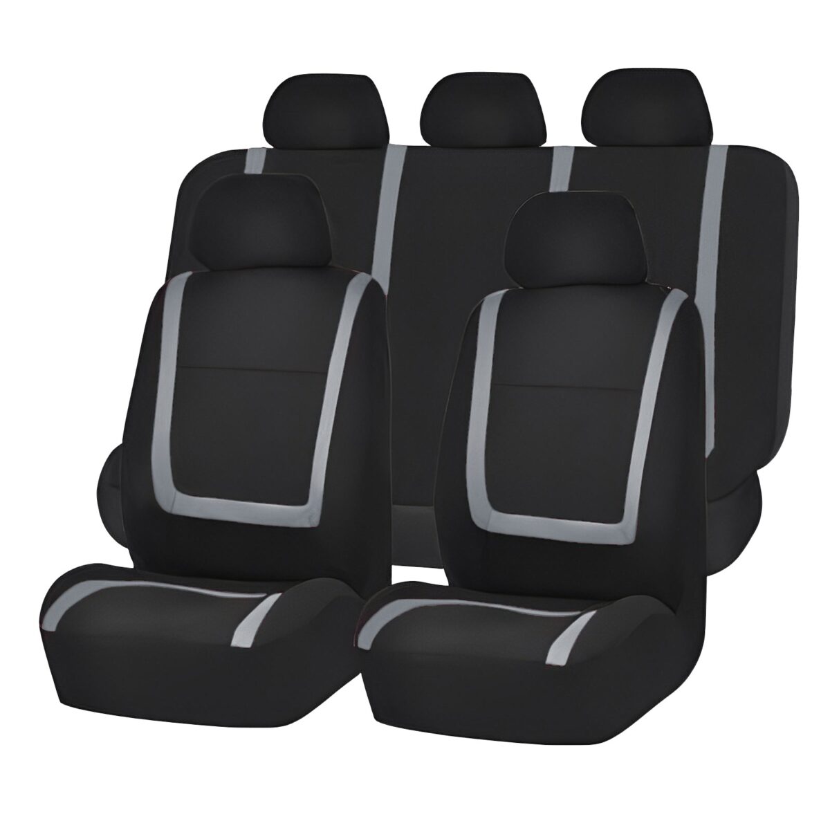 Huse universale scaune auto Carguard, poliester, gri