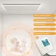 Panou Radiant de Incalzire cu Infrarosu Ceramic, Montare pe Tavan, Smart WiFi, 840W, Iluminare LED reglabila, Termostat si Timer, Controler, Alb