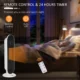 Radiator ceramic Home PowerHeat 2000, 2 trepte de incalzire, Oscilatie, Termostat, Timer, Telecomanda - imagine 9