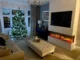Semineu Electric 3D incorporabil Radiant Blaze XL cu Sunet busteni, Smart WIFI, 150 x 55.5 cm, 7 teme de culoare, Functie incalzire, Telecomanda, Timer, Termostat, 1800W - imagine 6