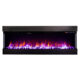 Semineu Electric incorporabil sau de perete 3D Dalas Imperial 4XL, 30 de combinatii de culori, 254 x 49,3 cm, Incalzire, Termostat, Telecomanda, Timer, 1500W