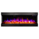 Semineu Electric incorporabil sau de perete 3D Dalas Imperial 4XL, 30 de combinatii de culori, 254 x 49,3 cm, Incalzire, Termostat, Telecomanda, Timer, 1500W