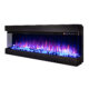 Semineu Electric incorporabil sau de perete 3D Dalas Majestic XXL, 30 de combinatii de culori, 182,8 x 49,3 cm, Incalzire, Termostat, Telecomanda, Timer, 1500W