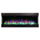 Semineu Electric incorporabil sau de perete 3D Dalas Prestige, 30 de combinatii de culori, 93 x 48 cm, Incalzire, Termostat, Telecomanda, Timer, 1500W