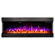 Semineu Electric incorporabil sau de perete 3D Dalas Prestige, 30 de combinatii de culori, 93 x 48 cm, Incalzire, Termostat, Telecomanda, Timer, 1500W
