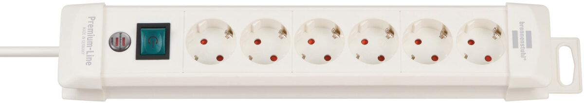 Prelungitor Brennenstuhl Premium-Line 6 prize , 3 m, Alb - imagine 1