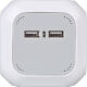 Prelungitor Brennenstuhl forma de cub cu prize si USB, 1.4m - imagine 5