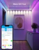 Banda cu Spoturi LED Govee RGBIC String Downlights, H608B, 3m, Wi-Fi, sincronizare muzica - imagine 4