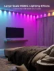Banda cu Spoturi LED Govee RGBIC String Downlights, H608A, 5m, Wi-Fi, sincronizare muzica - imagine 6