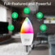 Set 2 Becuri LED RGB Smart NOUS P4, E14, Control din aplicatie - imagine 5