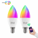 Set 2 Becuri LED RGB Smart NOUS P4, E14, Control din aplicatie - imagine 2