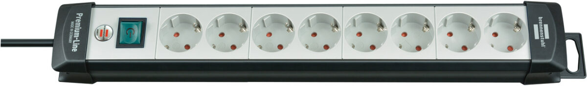 Prelungitor Brennenstuhl Premium-Line 8 prize, Protectie supratensiune, Intrerupator, 3m H05VV-F 3G1,5 - imagine 1