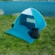 Cort plaja autoextensibil 2 persoane Trizand, protectie UV 30+, cu prelungire sol, Albastru/Alb - imagine 12
