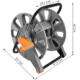 Carucior cu tambur pentru furtun Gardlov, compatibil cu toate tipurile de furtun, capacitate 60m, Gri - imagine 12