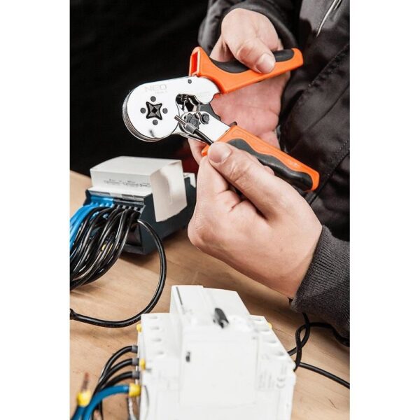 Cleste de sertizat terminale 0.25-6 mm, 170 mm, NEO - imagine 3
