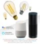 Bec Smart cu Filament Vintage Sonoff B02-F-A60, 7W, 806 LM, E27, Dimmer, Control aplicatie, compatibil  Amazon Alexa si Google Assistant - imagine 7