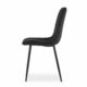 Scaun bucatarie/living, Artool, Lava, catifea, metal, negru, 43x51x90 cm - imagine 4