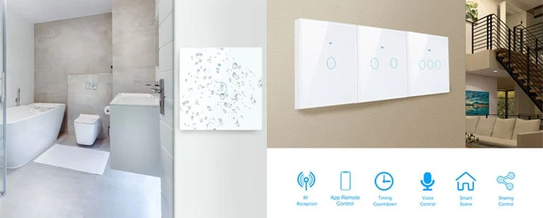Intrerupator Smart cu Touch Rovo FN3C, 3 canale, Sticla Securizata, Tuya, Life Smart, RF 433MHz, Alexa si Google Assistant, fara nul 1 Intrerupator Smart cu Touch Rovo FN3C, 3 canale, Sticla Securizata, Tuya, Life Smart, RF 433MHz, Alexa si Google Assistant, fara nul