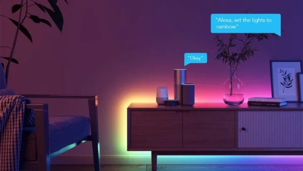 Banda LED Govee H618A RGBIC, 5m, Sincronizare Muzica, Wifi si Bluetooth, Alexa , Google Asistant - imagine 10