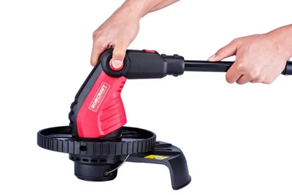 Motocoasa, trimmer, pentru tuns iarba, electric, telescopic, 500 W, 29 cm, Worcraft - imagine 8