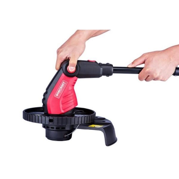 Motocoasa, trimmer, pentru tuns iarba, electric, telescopic, 500 W, 29 cm, Worcraft - imagine 3