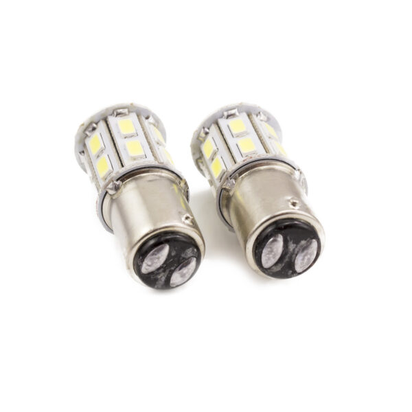 LED auto auxiliar Carguard P21/5W, 12V, 500 lumeni, BA15D, set 2 buc - imagine 2