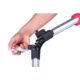 Masina de slefuit pereti/tavan, cap flexibil, cu LED-uri, 710 W, 225 mm, Worcraft - imagine 2