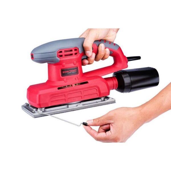 Slefuitor cu talpa vibratoare, 300 W, 115x230 mm, Worcraft - imagine 5