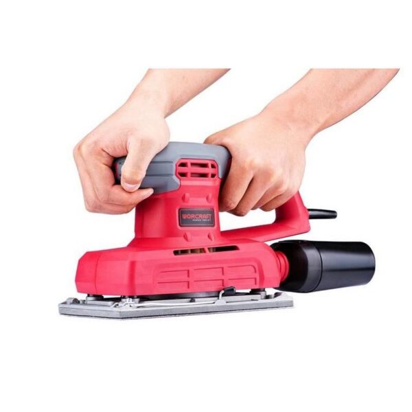 Slefuitor cu talpa vibratoare, 300 W, 115x230 mm, Worcraft - imagine 2