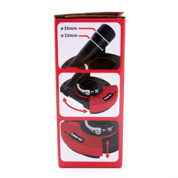 Aparatoare pentru polizor unghiular (flex) cu sistem de aspiratie 115/125 mm, Strend Pro - imagine 6