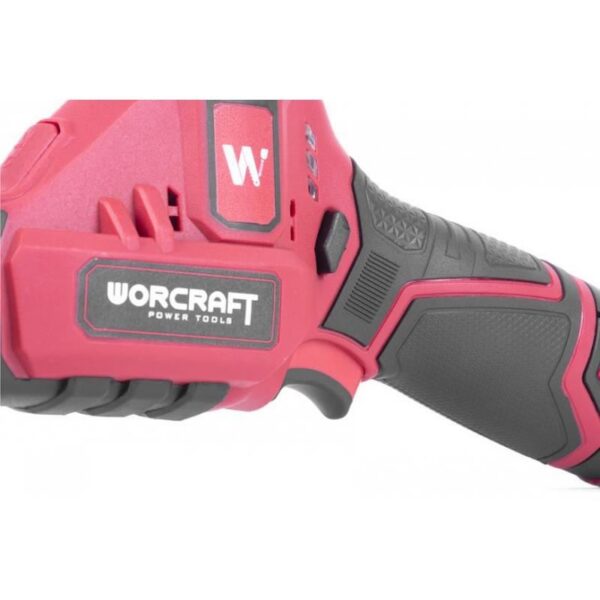 Fierastrau tip sabie, cu 2 acumulatori 2 Ah, incarcator 12V Li-Ion, Worcraft  - imagine 3