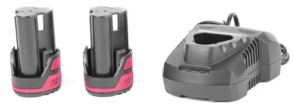 Fierastrau tip sabie, cu 2 acumulatori 2 Ah, incarcator 12V Li-Ion, Worcraft  - imagine 12