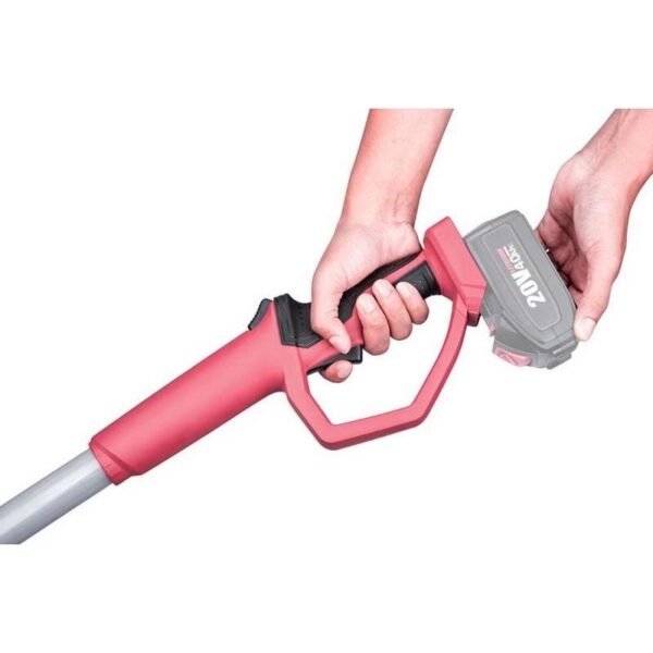Drujba electrica pentru crengi cu maner telescopic, 20 V Li-Ion, cu acumulator 4 Ah, incarcator, Worcraft - imagine 3