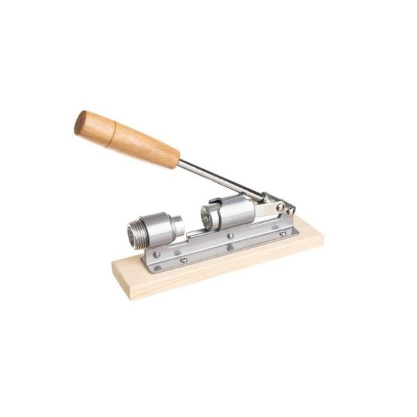 Spargator manual pentru nuci, din otel cu suport de lemn, 20x5 cm - imagine 1